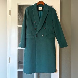 LOFT Double Breasted Wool Coat